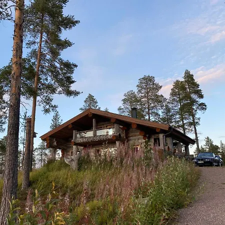 Ferienhaus Spectacular Rural Log House With 2 Saunas Next To A Beautiful