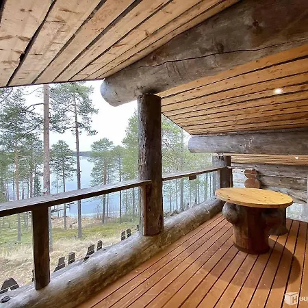 Ferienhaus Spectacular Rural Log House With 2 Saunas Next To A Beautiful *