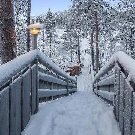 度假居 Spectacular Rural Log House With 2 Saunas Next To A Beautiful