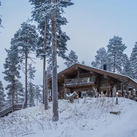 Spectacular Rural Log House With 2 Saunas Next To A Beautiful