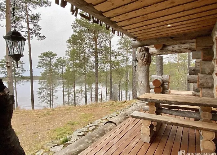 度假居 Spectacular Rural Log House With 2 Saunas Next To A Beautiful *