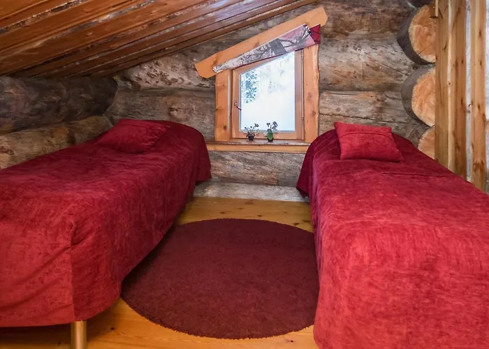 Spectacular Rural Log House With 2 Saunas Next To A Beautiful *