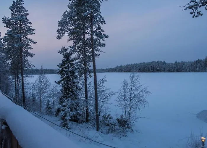 度假居 Spectacular Rural Log House With 2 Saunas Next To A Beautiful *