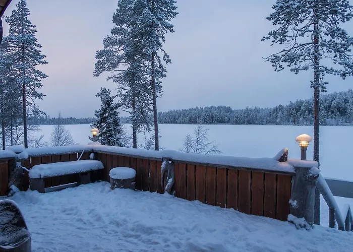 Spectacular Rural Log House With 2 Saunas Next To A Beautiful * 库萨莫