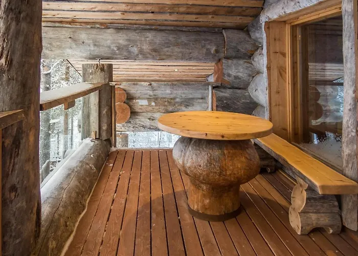 Spectacular Rural Log House With 2 Saunas Next To A Beautiful