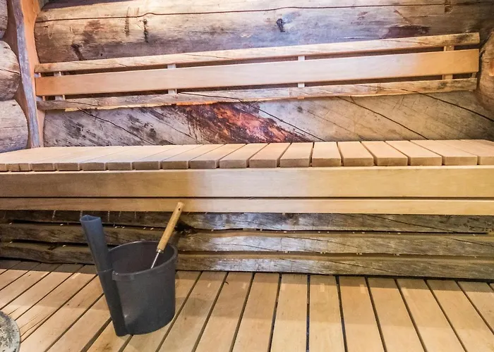 度假居 Spectacular Rural Log House With 2 Saunas Next To A Beautiful *