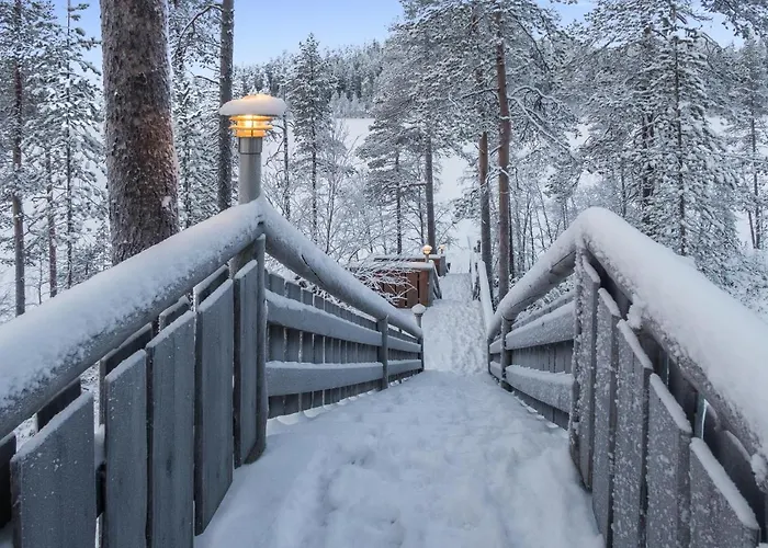 度假居 Spectacular Rural Log House With 2 Saunas Next To A Beautiful
